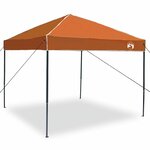 vidaXL Tente à auvent pop-up Orange 250 x 250 cm tissu