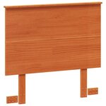 vidaXL Tête de lit cire marron 90 cm bois massif de pin