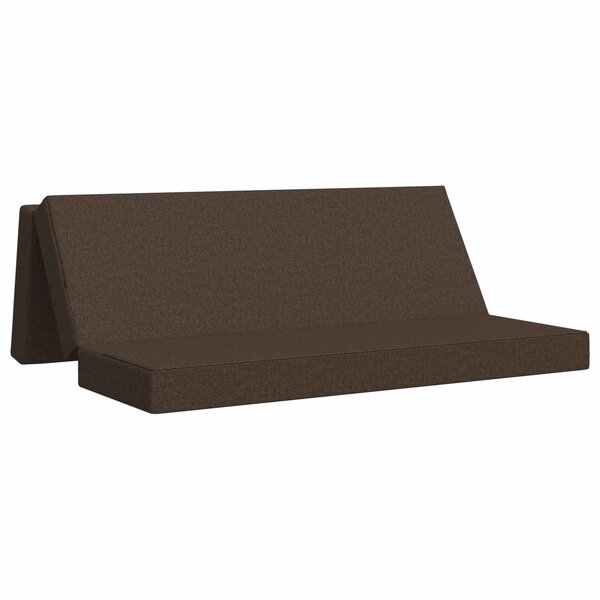 vidaXL Canapé-lit pliable 180 x 67 x 45 cm Taupe