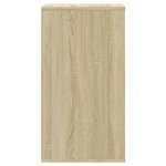 vidaXL Commode d'angle chêne sonoma 40x41x76 cm bois d'ingénierie