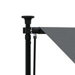 vidaXL Auvent rétractable anthracite 350x150 m tissu et acier