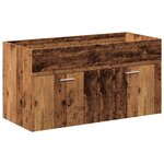 vidaXL Ensemble de meubles salle de bain 4 Pièces bois d'ingénierie