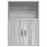 vidaXL Bibliothèque sonoma gris 60x24x85 cm bois d'ingénierie