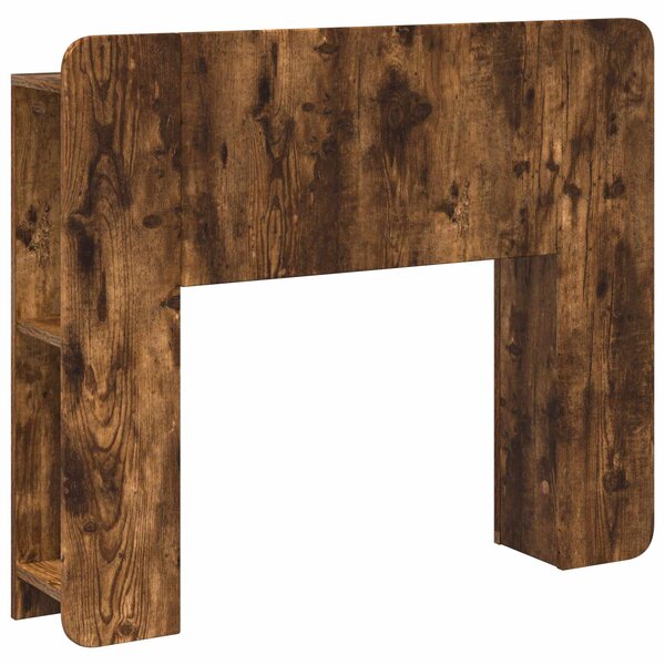 vidaXL Cabinet de Tête de Lit Chêne fumé Bois d'ingénierie