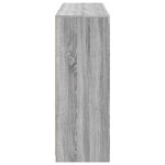 vidaXL Buffets avec lumières LED 3 Pièces sonoma gris bois d'ingénierie