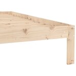 vidaXL Cadre de lit sans matelas bois de pin massif 90x200 cm