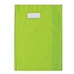 Protège-cahier Styl'SMS A4 (21x29,7 cm) pvc 120 avec Porte-étiquette Vert anis ELBA