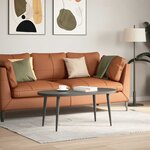 vidaXL Pieds de table basse coniques 4 pièces Anthracite 30-31 cm Acier
