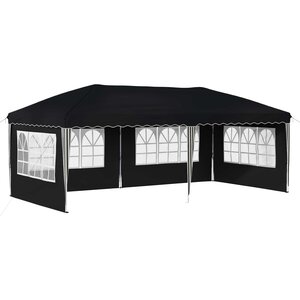 vidaXL Tente de fête pop-up 575 x 289 x 245 cm Anthracite