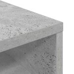 vidaXL Basboard avec tiroir Gris béton 72 x 22 5 x 38 cm