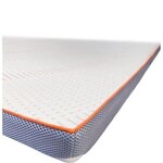 Surmatelas 140 x 190 cm - Déhoussable - Ergo latex