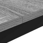 vidaXL Table basse Gris Sonoma 100 x 100 x 45 cm Bois d'ingénierie