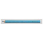 Crayon couleur JUMBO GRIP  triangulaire  bleu indianthrène FABER-CASTELL
