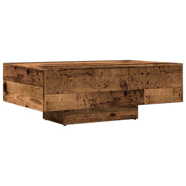 vidaXL Table basse vieux bois 85x55x31 cm bois d'ingénierie