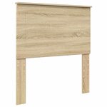 vidaXL Tête de lit Chêne Sonoma 90 cm Bois d'ingénierie