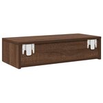 vidaXL Étagère murale avec tiroirs chêne marron bois d'ingénierie