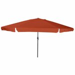 vidaXL Parasol de jardin Rouge  Noir 395 x 395 x 245 cm