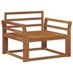 vidaXL Sofa de milieu extérieur Naturel
