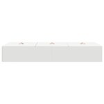Cadre de Lit de Rangement vidaXL Blanc 90x190 cm