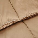 vidaXL Duvet d'hiver 200 x 240 cm 450 g/m² Doré