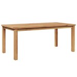 vidaXL Table basse Marron 110 x 55 x 45 cm Bois de teck solide