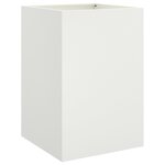 vidaXL Jardinière blanc 52x48x75 cm acier