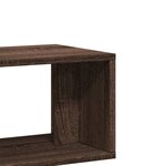 vidaXL Meubles TV 2 Pièces chêne marron 75x30x50 cm bois ingénierie