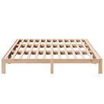 VidaXL Cadre de lit familial sans matelas 270x200cm bois massif de pin