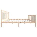 vidaXL Cadre de lit Bois massif 200x200 cm