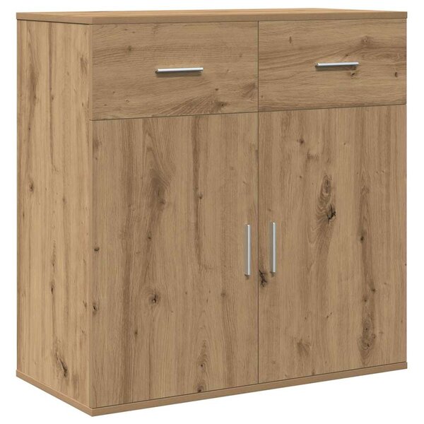 vidaXL Buffet Chêne artisanal 78 x 38 x 80 cm Bois d'ingénierie