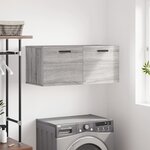 vidaXL Armoire murale sonoma gris 80x36 5x35 cm bois d'ingénierie