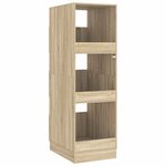 vidaXL Armoire à Laver Sonoma 50 x 68 x 162 cm Bois d'ingénierie