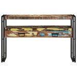 vidaXL Table console 120 x 33 x 75 cm bois de récupération massif