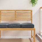 vidaXL Coussin pour assise de palette 4 Pièces Anthracite 40 x 40 x 8 cm