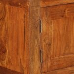 vidaXL Buffet Bois massif avec finition miel 120x30x75 cm