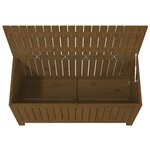 vidaXL Boîte de rangement de jardin Marron miel 115x49x60 cm Bois pin