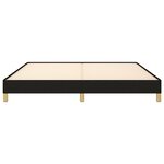 vidaXL Cadre de lit sans matelas noir 180x200 cm tissu