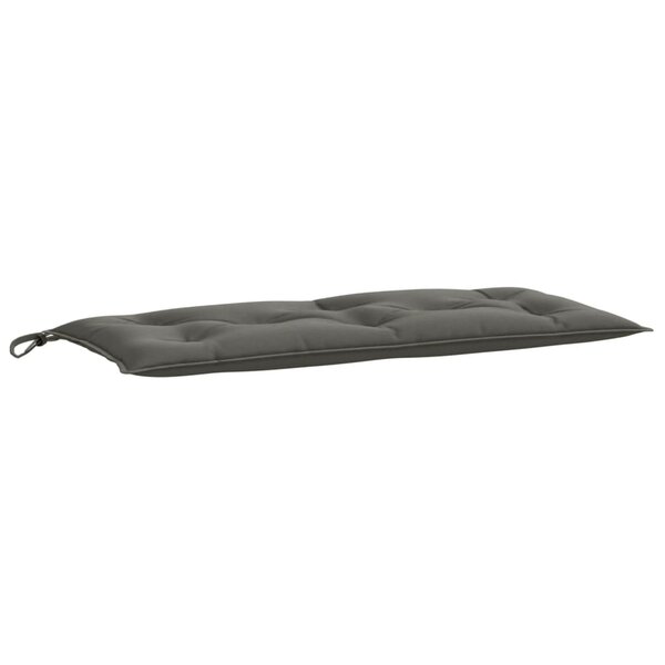 vidaXL Coussin de banc de jardin gris foncé mélangé 100x50x7 cm tissu