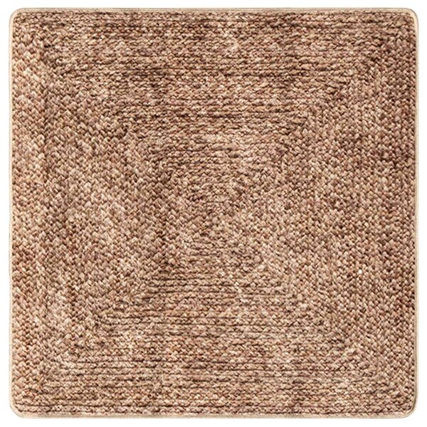 vidaXL Coureur de Tapis MARSA Jaune 100 x 100 cm Polyester et PVC