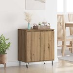 vidaXL Buffet Chêne artisanal 60 x 35 x 70 cm Bois d'ingénierie