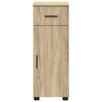 vidaXL Cabinet de salle de bain Chêne sonoma 30 x 35 x 80 cm