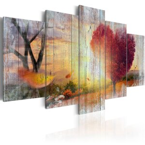 Tableau - lovers’ autumn l x h en cm 100x50