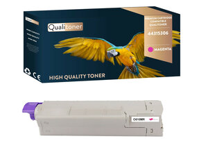 Qualitoner x1 toner 44315306 magenta compatible pour oki