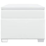 vidaXL Sommier à lattes de lit avec matelas Blanc 90x200 cm Similicuir