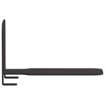 vidaXL Étagère Flottante Invisible 24 pc Noir 6 x 11 x 6 5 cm