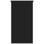 vidaXL Bureau Noir 80x40x75 cm Aggloméré