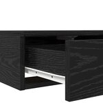 Tiroirs de lit vidaXL Noir 80x36 5x16 5 cm en bois d'ingénierie