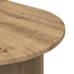 vidaXL Table de chevet 2 Pièces Chêne artisanal 48 x 49 x 65 cm
