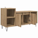 vidaXL Meuble TV Chêne artisanal 100 x 35 x 55 cm Bois d'ingénierie