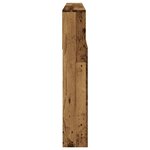 vidaXL Armoire de tête de lit vieux bois 180x19x103 5 cm